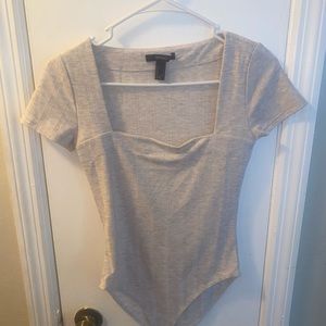 Forever 21 grey bodysuit (never worn)